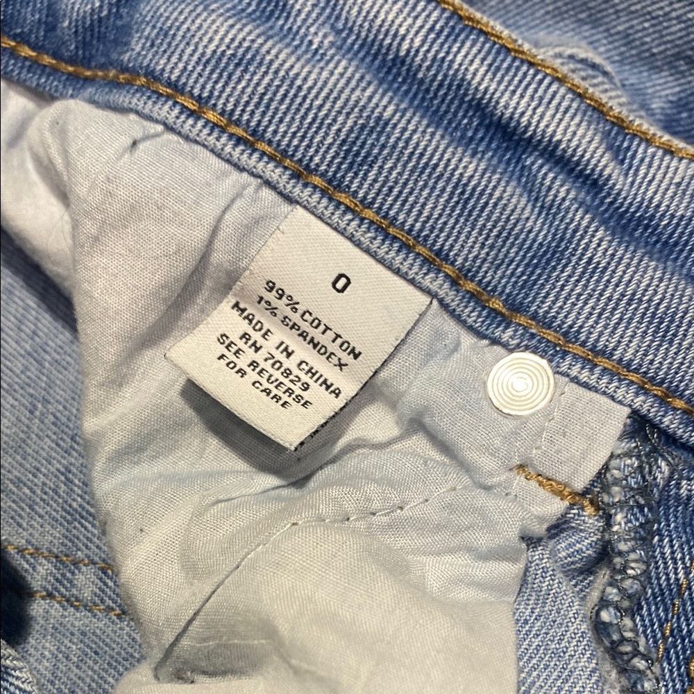 Rue21 Blue Flare Wide Leg Jeans with Distressed Details - Picture 9 of 10